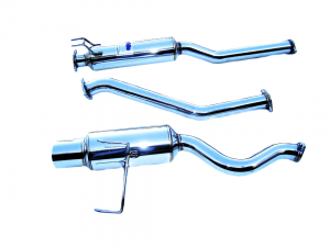 Honda Civic Performance Exhaust - Invidia - N1 Racing, Catback - 2002